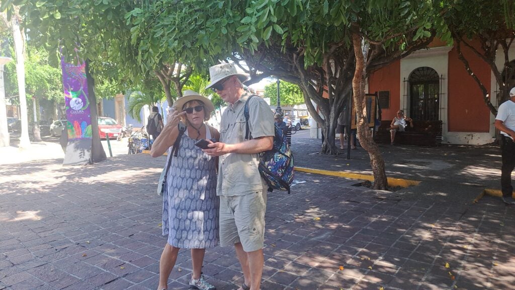 Turistas en Mazatlán