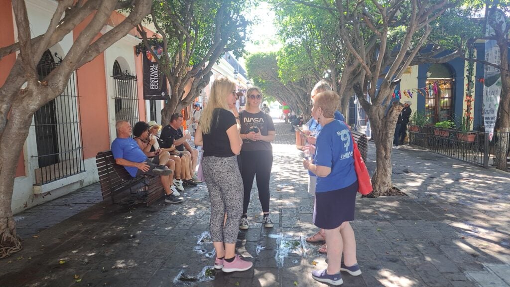 Turistas en Mazatlán