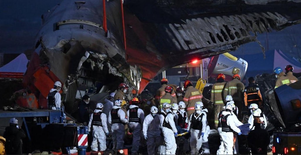 Corea del Sur: Confirman 179 personas fallecidas tras fatal accidente en avión de Jeju Air