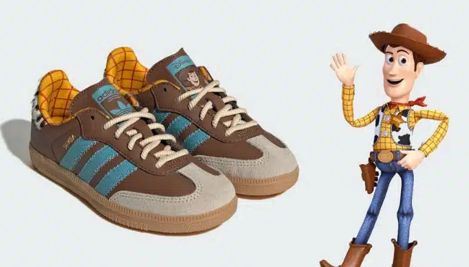 Adidas Samba y Toy Story se unen para lanzar un nuevo modelo de tenis inspirado en Woody