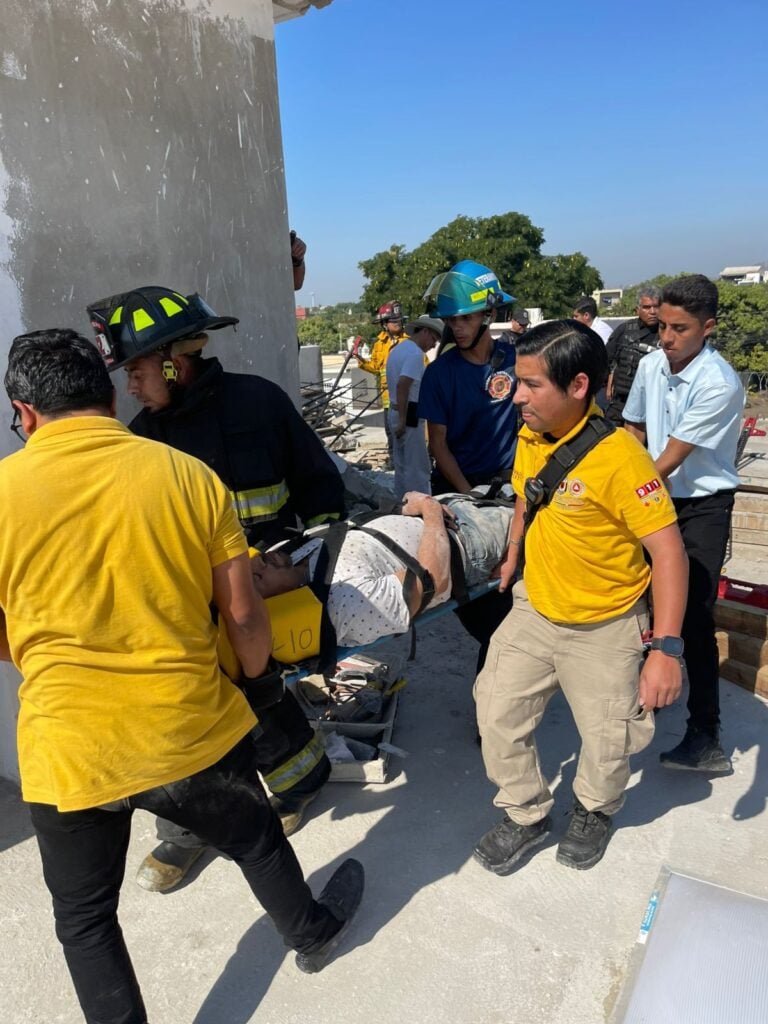 Albañil sufre lesiones en la colonia El Conchi II, Mazatlán