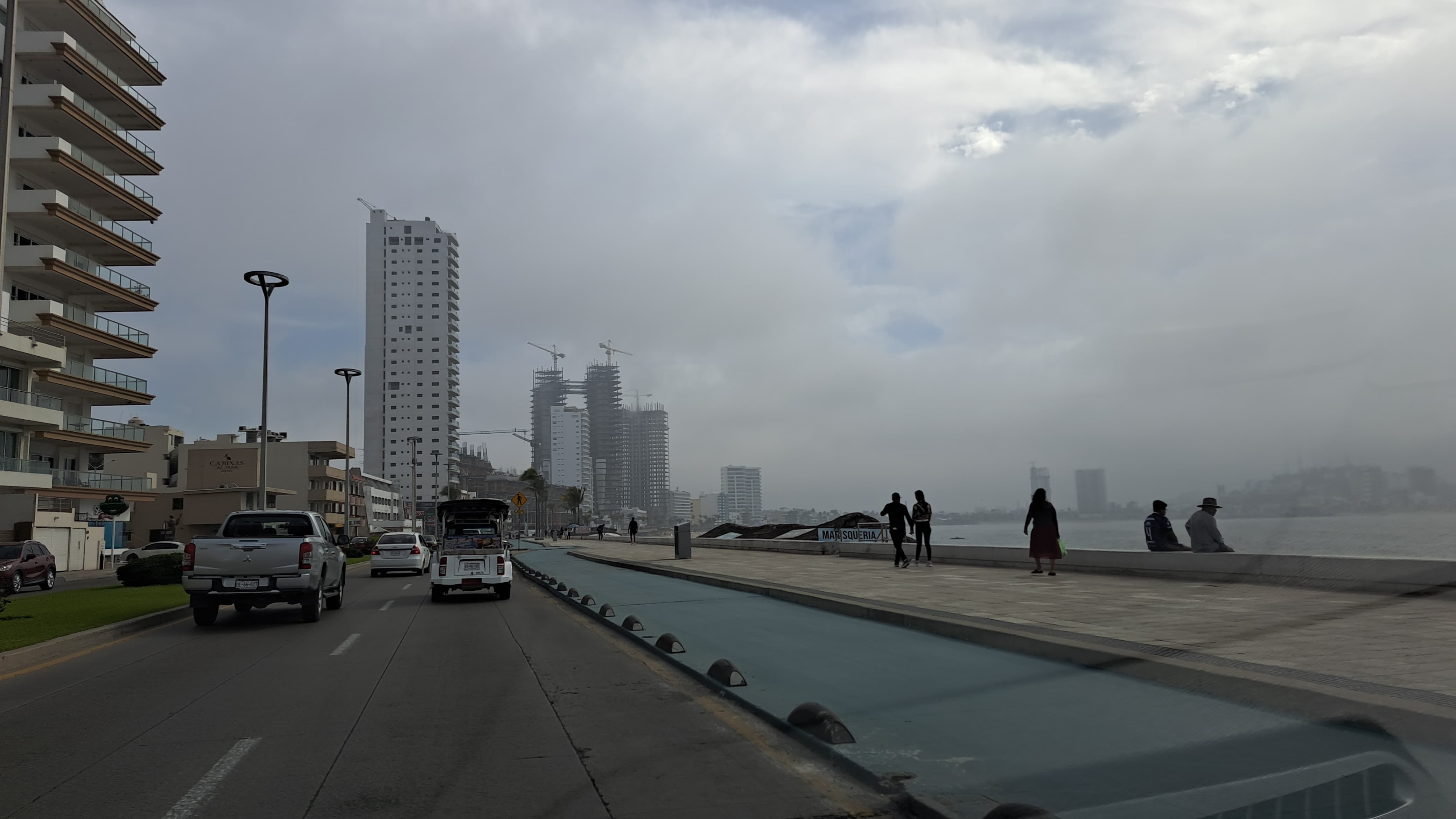 Banco de niebla en Mazatlán
