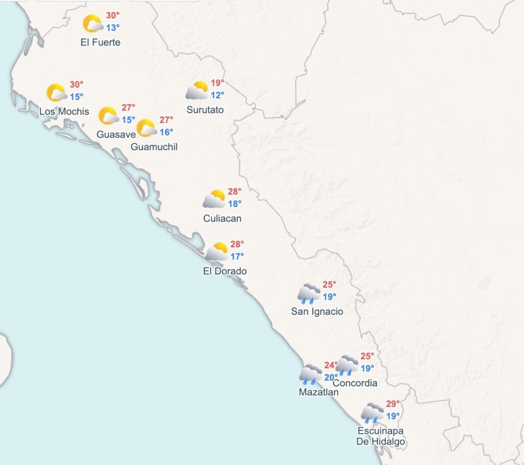 Clima de Sinaloa