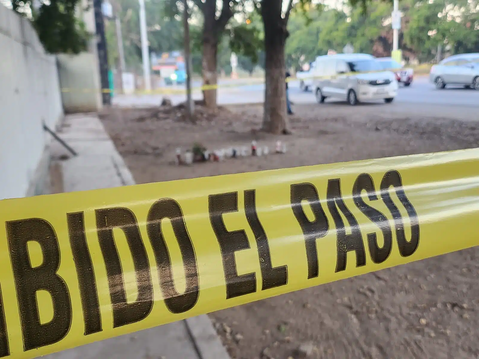 Cinta amarilla Prohibidio el paso homicidio Navolato