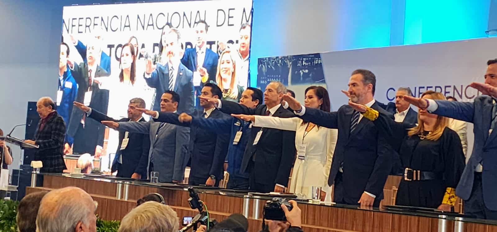 Gerardo Vargas en el evento realizado por la Conferencia Nacional de Municipios de México.