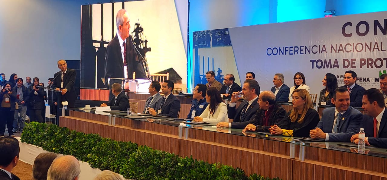 Gerardo Vargas en el evento realizado por la Conferencia Nacional de Municipios de México.