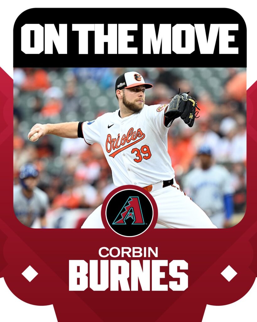 Corbin Burnes firma contrato de 210 millones de dólares con Arizona Diamondbacks