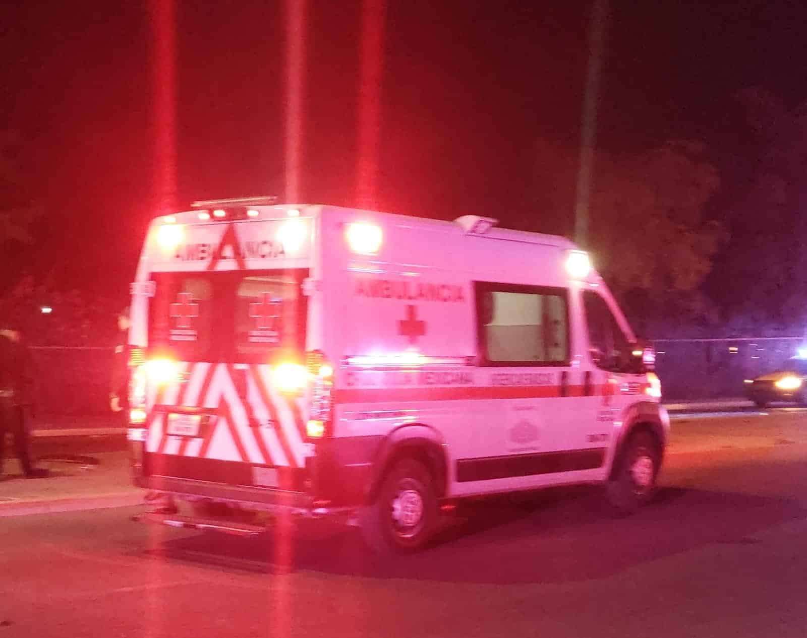 Ambulancia de la Cruz Roja.