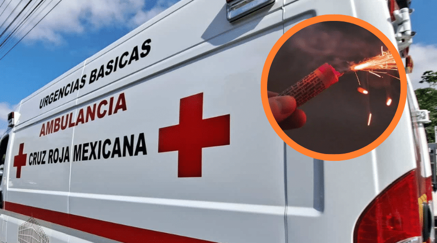 Ambulancia de la Cruz Roja Mexicana