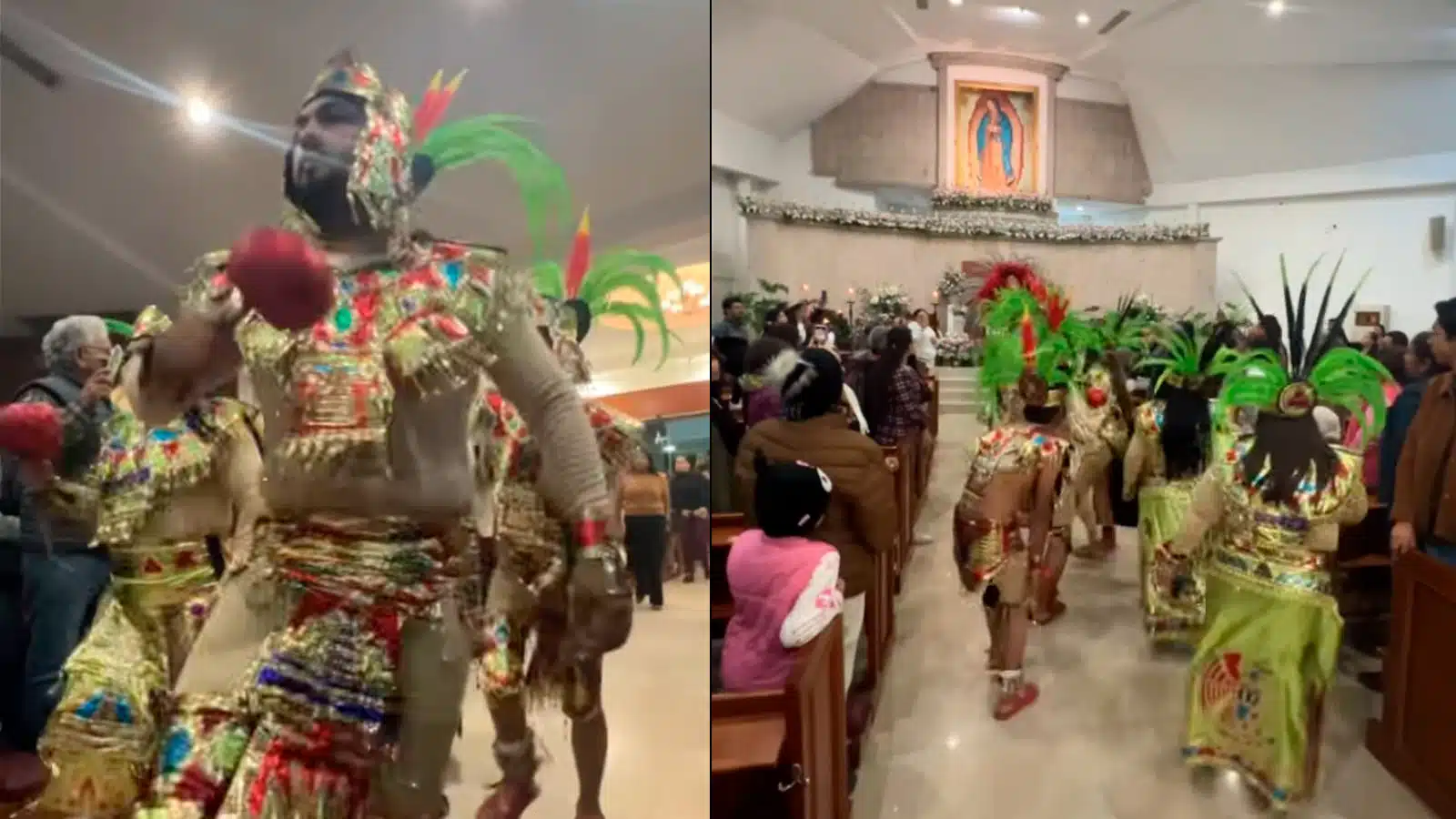 Danzantes honran a Nuestra Señora de Guadalupe en Guasave