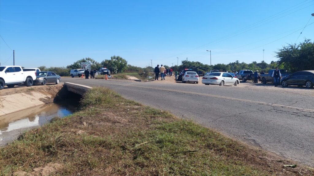 Carretera El Limoncito-Bachoco donde ocurrió el accidente.