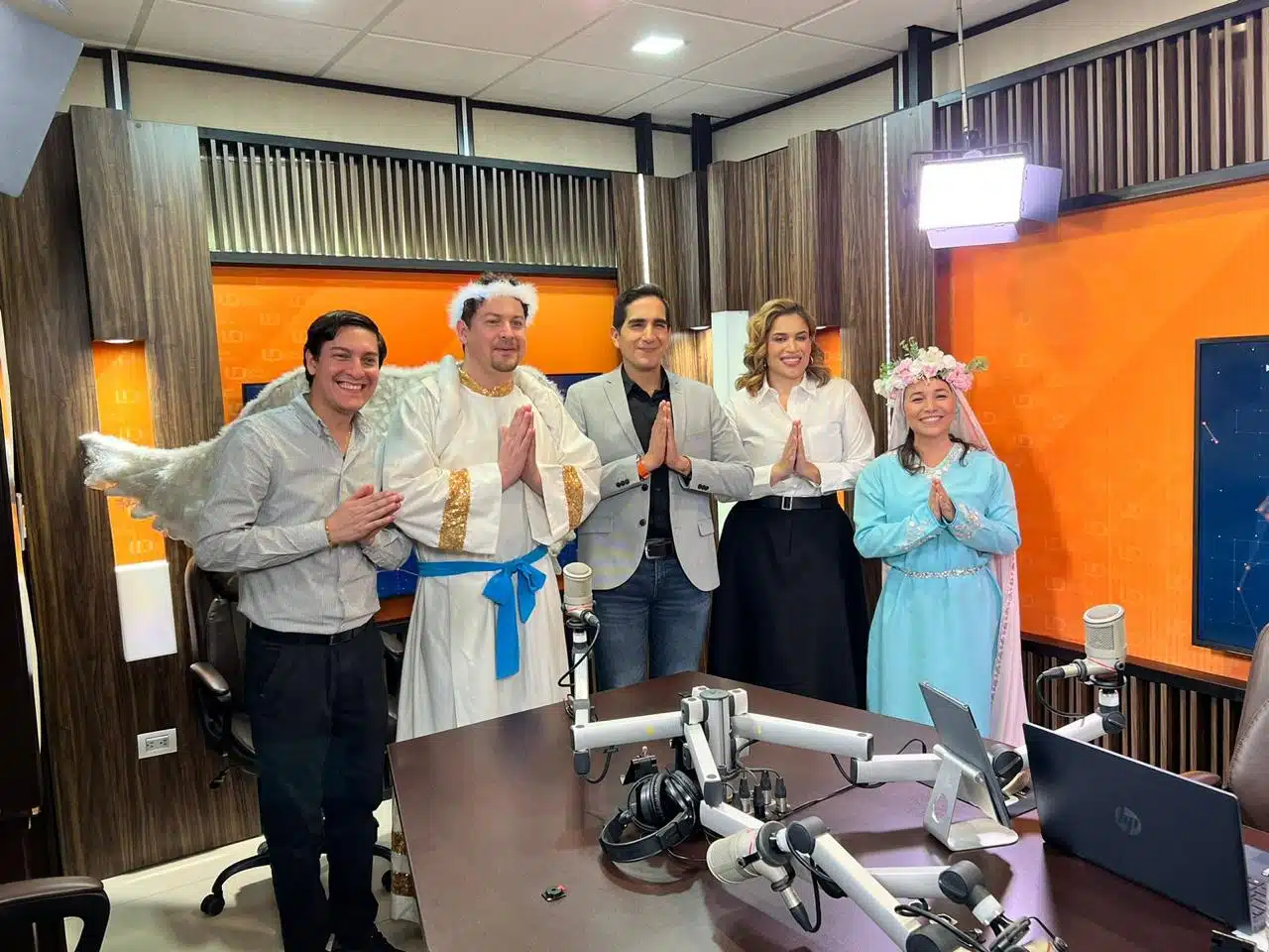 Los intérpretes de la Virgen María y el Ángel de la Anunciación estuvieron en la programación de Línea Directa