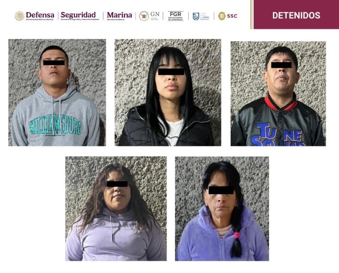 Detenidos en CDMX