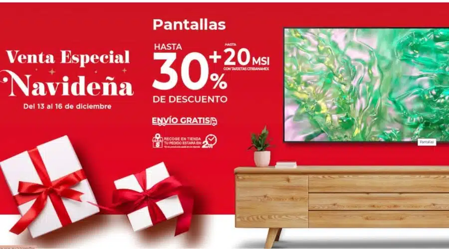 Venta Especial Navideña en Sears