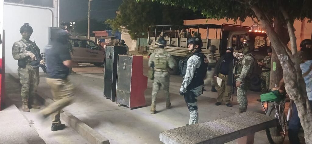 Operativo del Ejército Mexicano contra máquinas de juego en Mazatlán