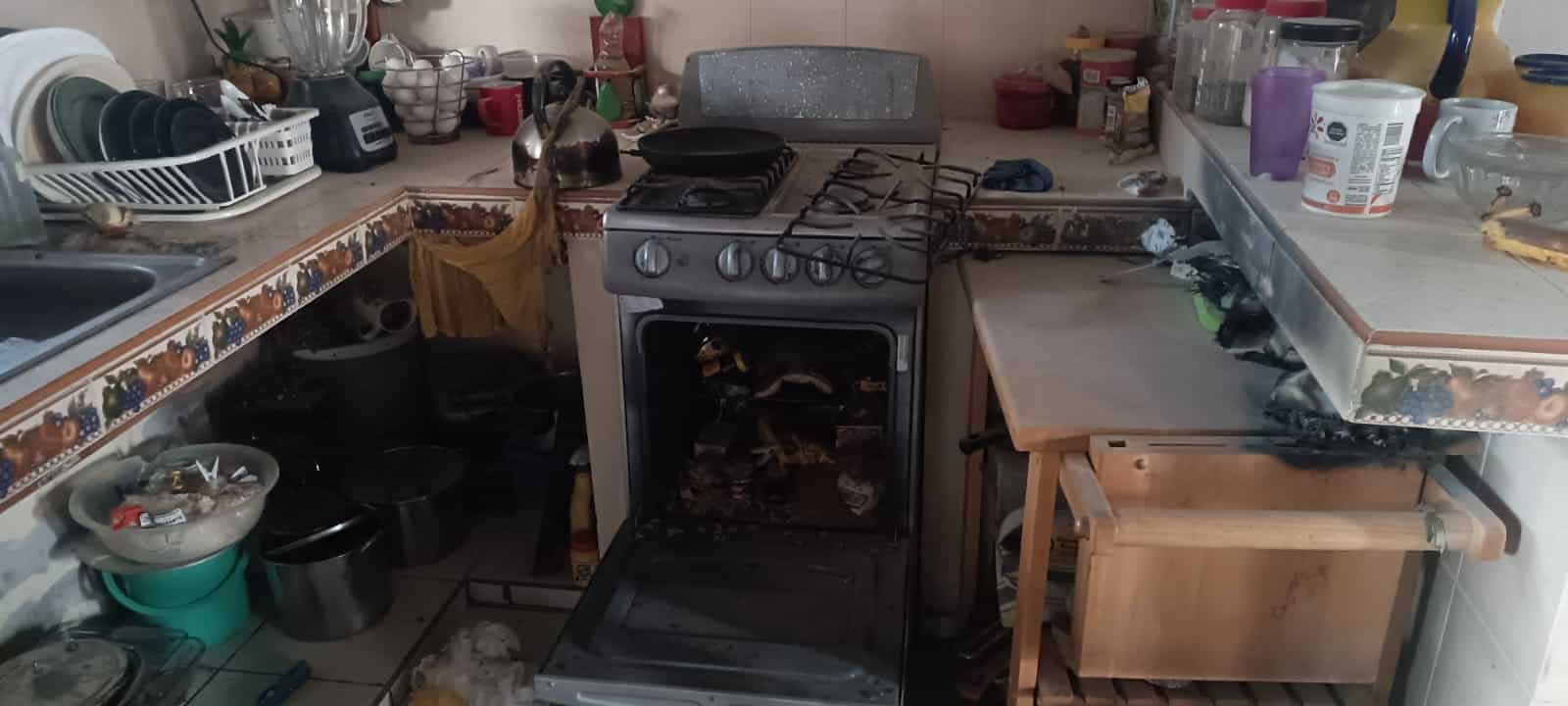 Explota cocina de una vivienda de Los Mochis