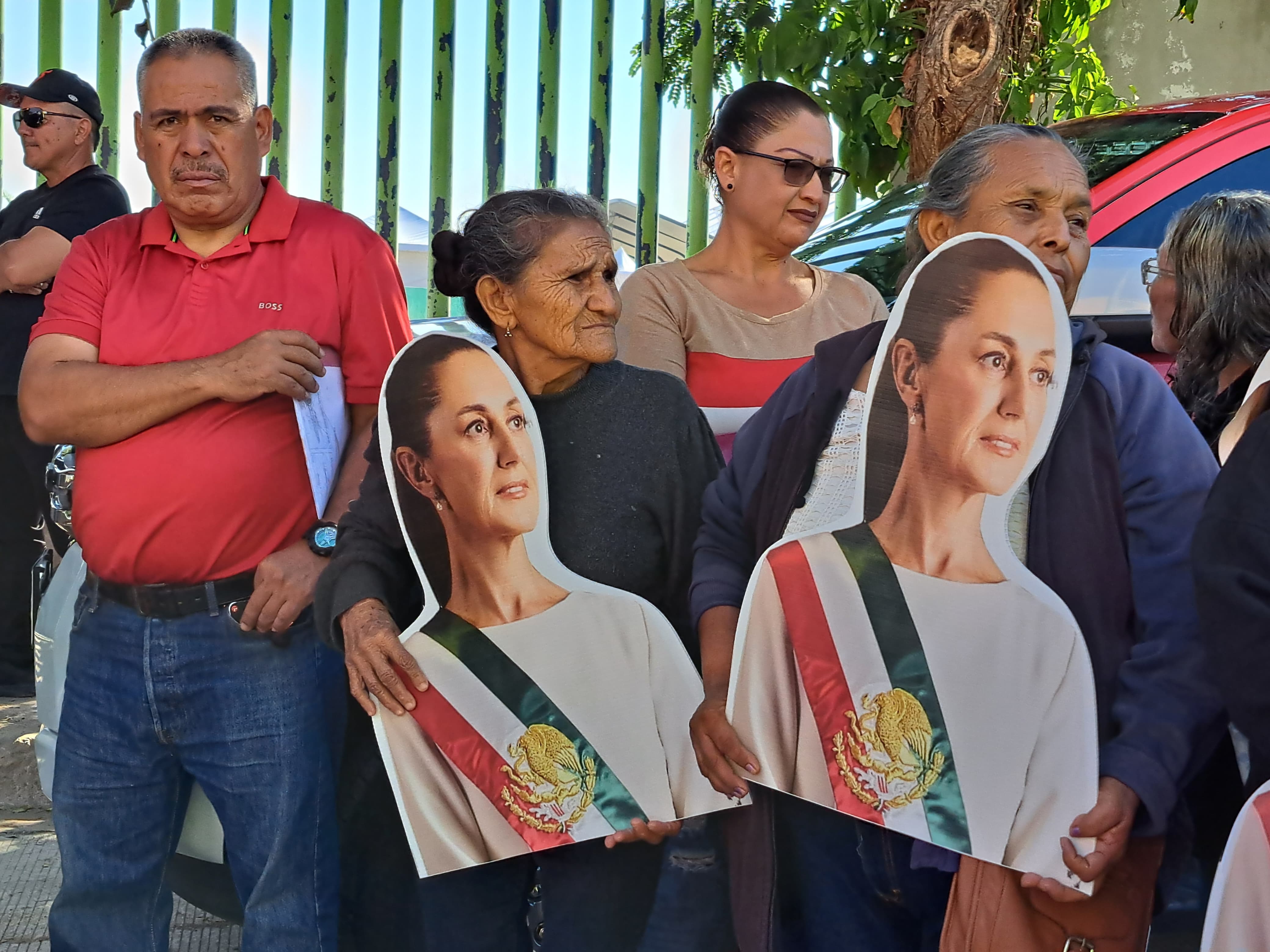 Simpatizantes de Claudia Sheinbaum en Mazatlán.