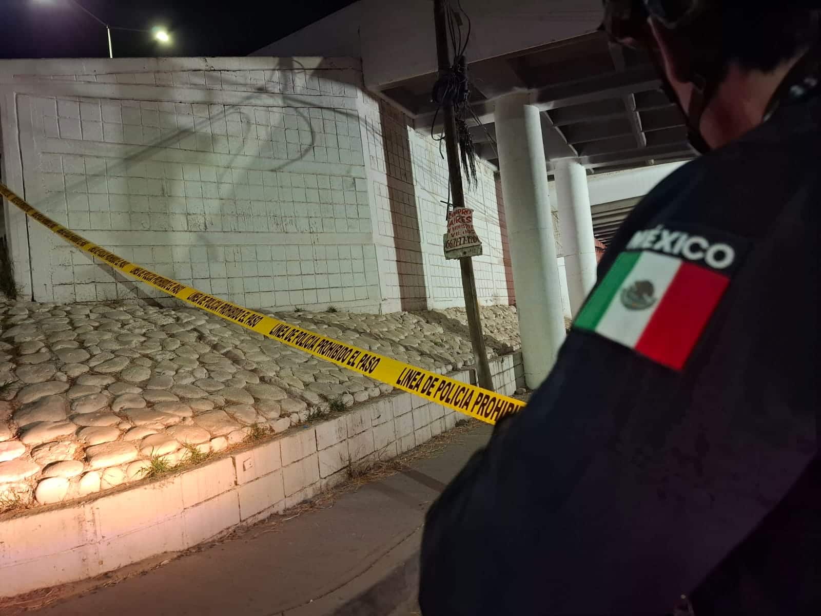 Elementos de la Policía Estatal Preventiva se encargaron de acordonar y resguardar el lugar.