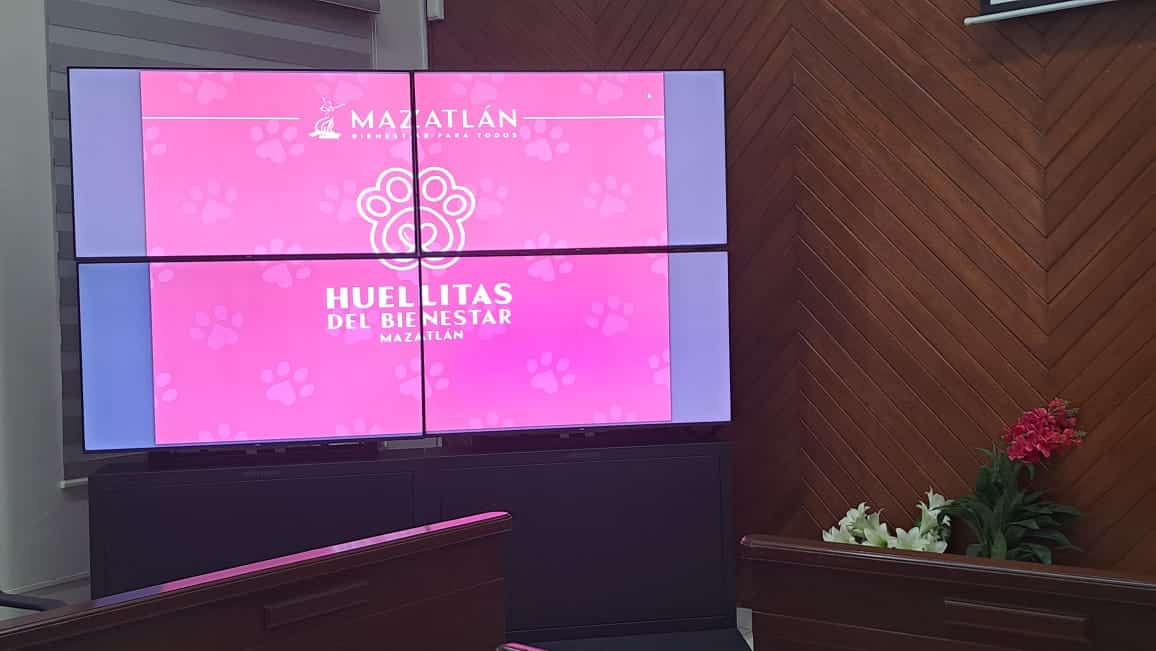 Presentación del programa “Huellitas del Bienestar” en el cabildo de Mazatlán