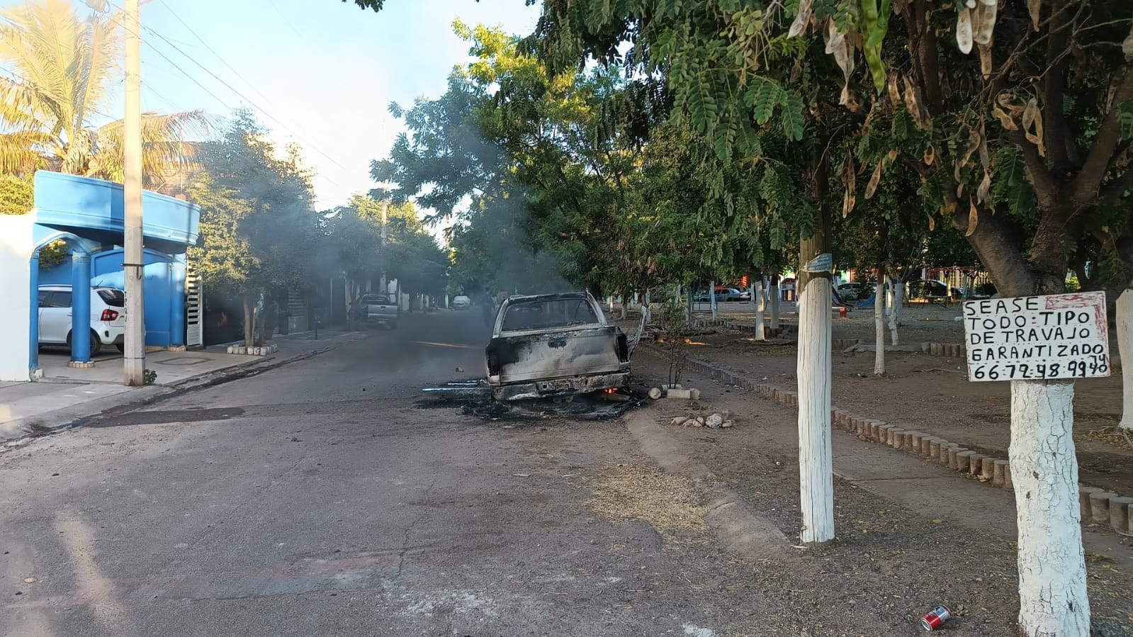 Incendio en Culiacán
