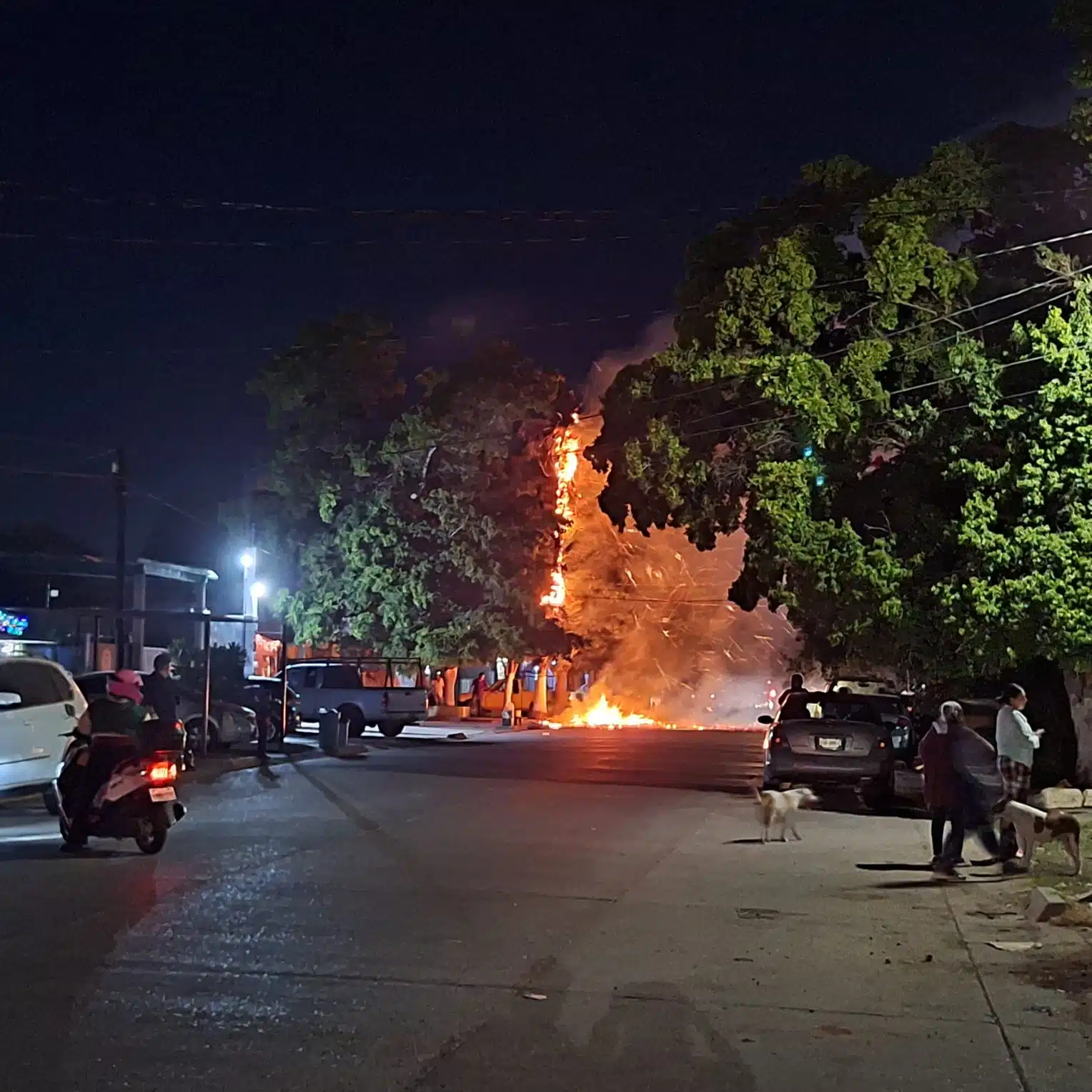 INCENDIO FUEGOS DE PIROTECNIA LOS MOCHIS