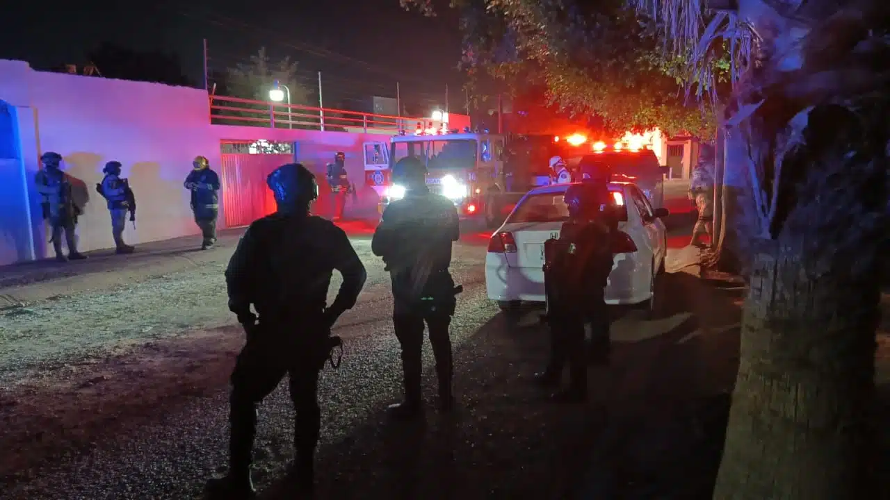 Incendio de vivienda en Culiacán