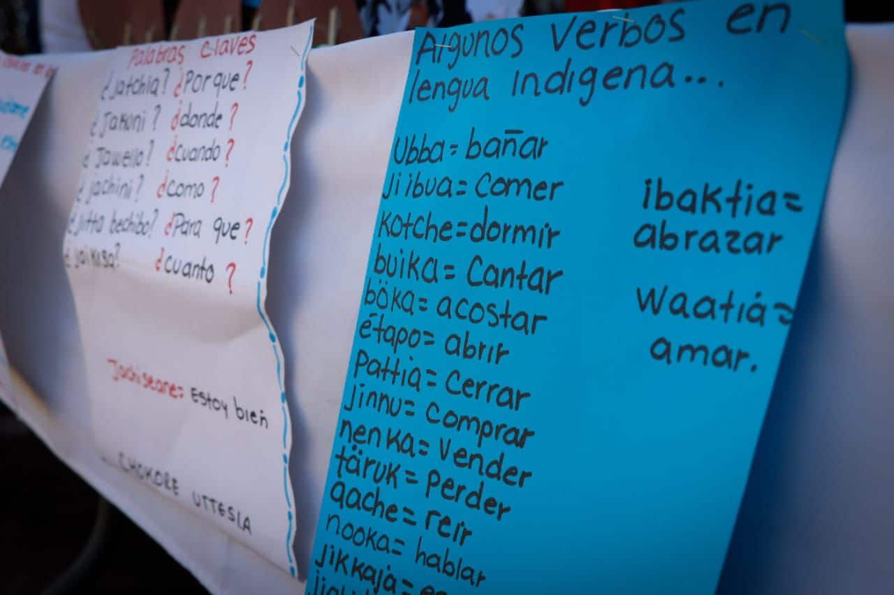 Clases de la lengua indígena yoreme-mayo