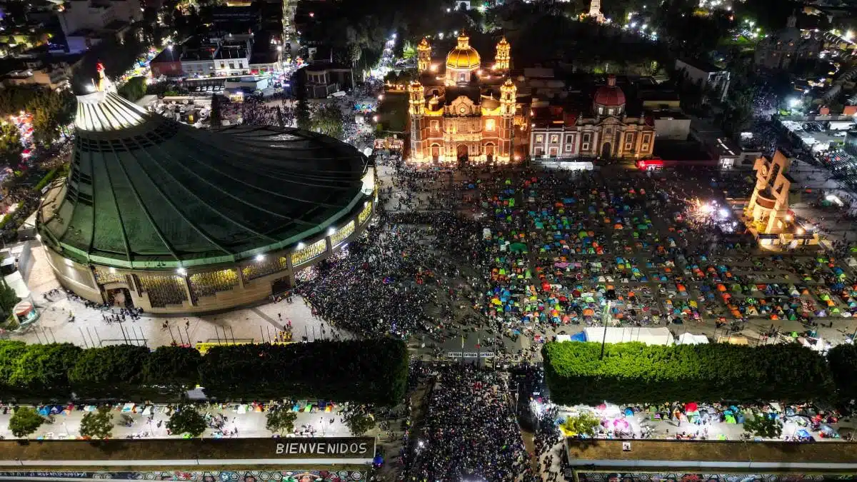 Más de 12 millones de peregrinos visitaron la Basílica de Guadalupe 