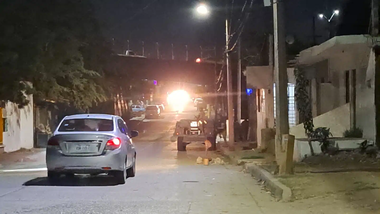 Presencia de militares en las calles de Mazatlán.