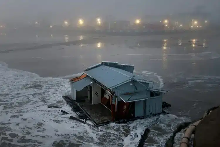 Muelle colapsa California