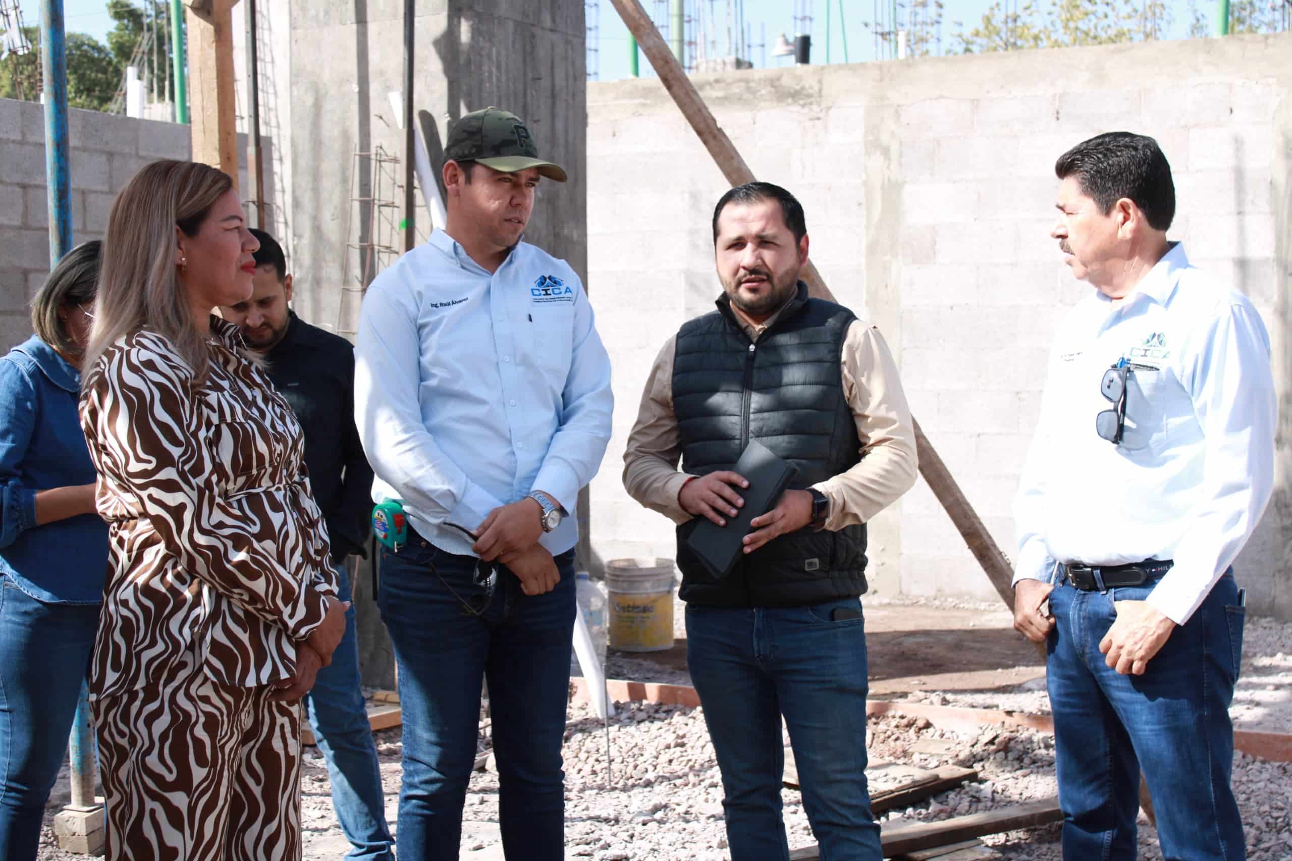 Avances en la construcción del Palacio Municipal en Juan José Ríos.