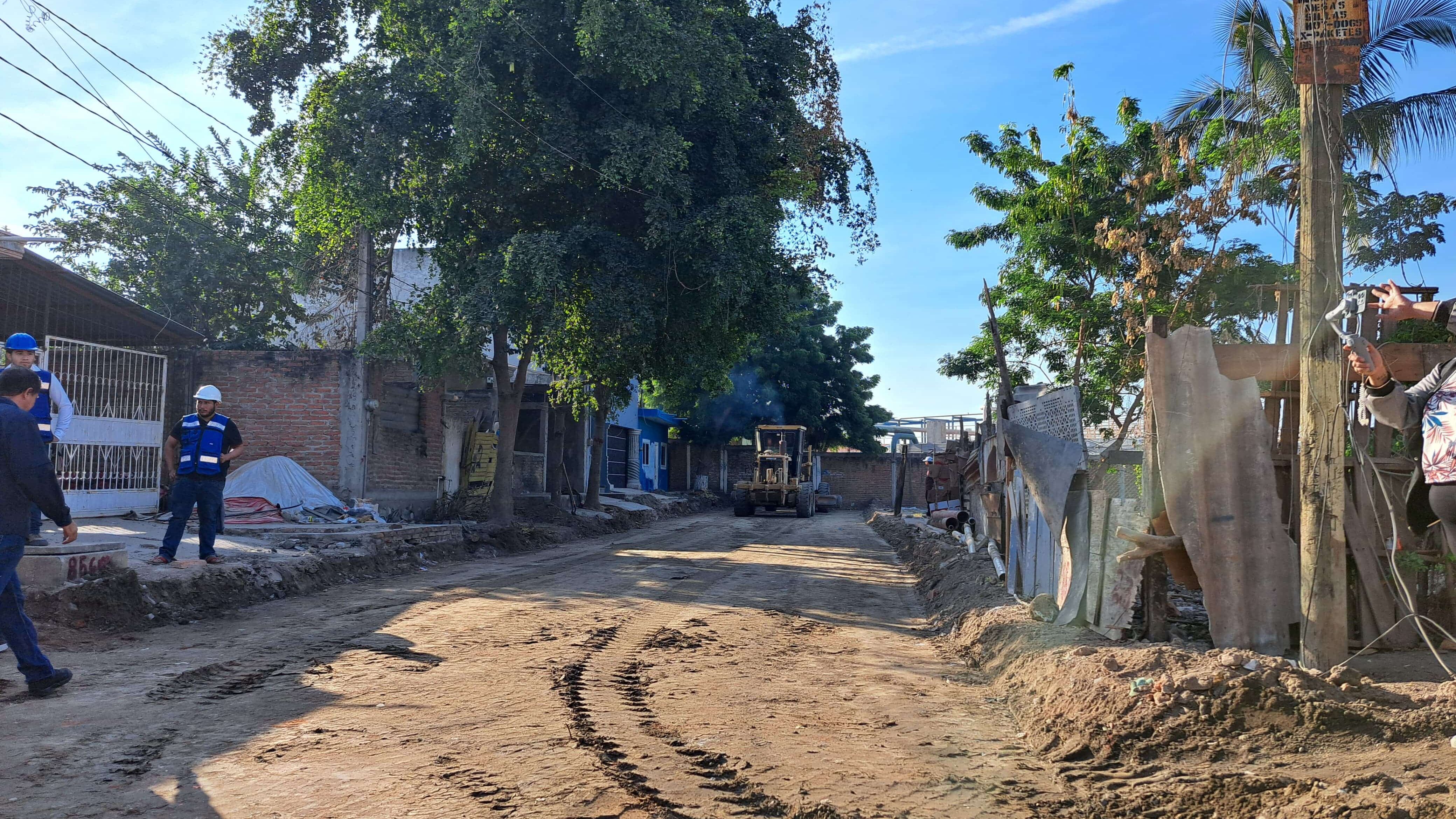 Pavimentación en calles de la Francisco I. Madero, Mazatlán en 60%