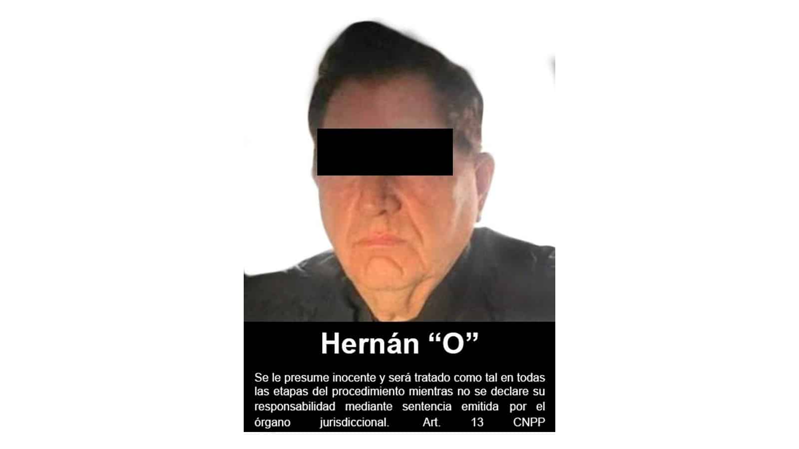 Prisión preventiva a Hernán O, tío de Ovidio Guzmán