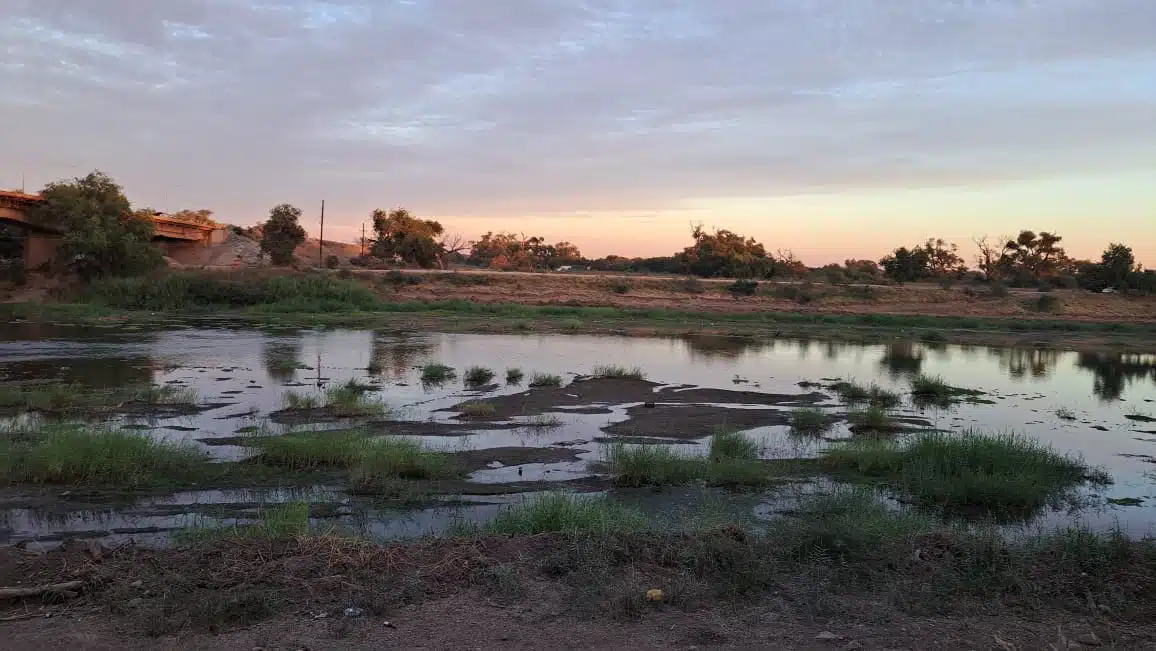 Río Sinaloa en Guasave