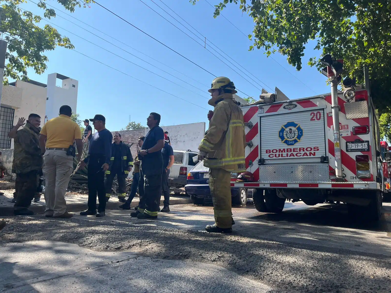 Se incendia casa en la colonia Morelos en Culiacán