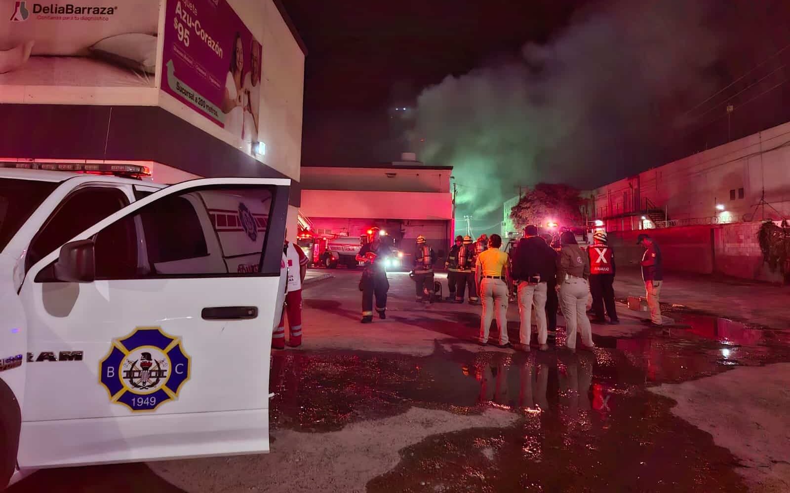 Se incendia supermercado al poniente de Culiacán