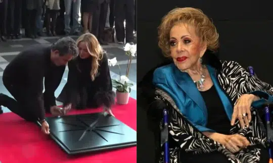 VIDEO: Develan placa en honor a Silvia Pinal en la Plaza de las Estrellas de CDMX