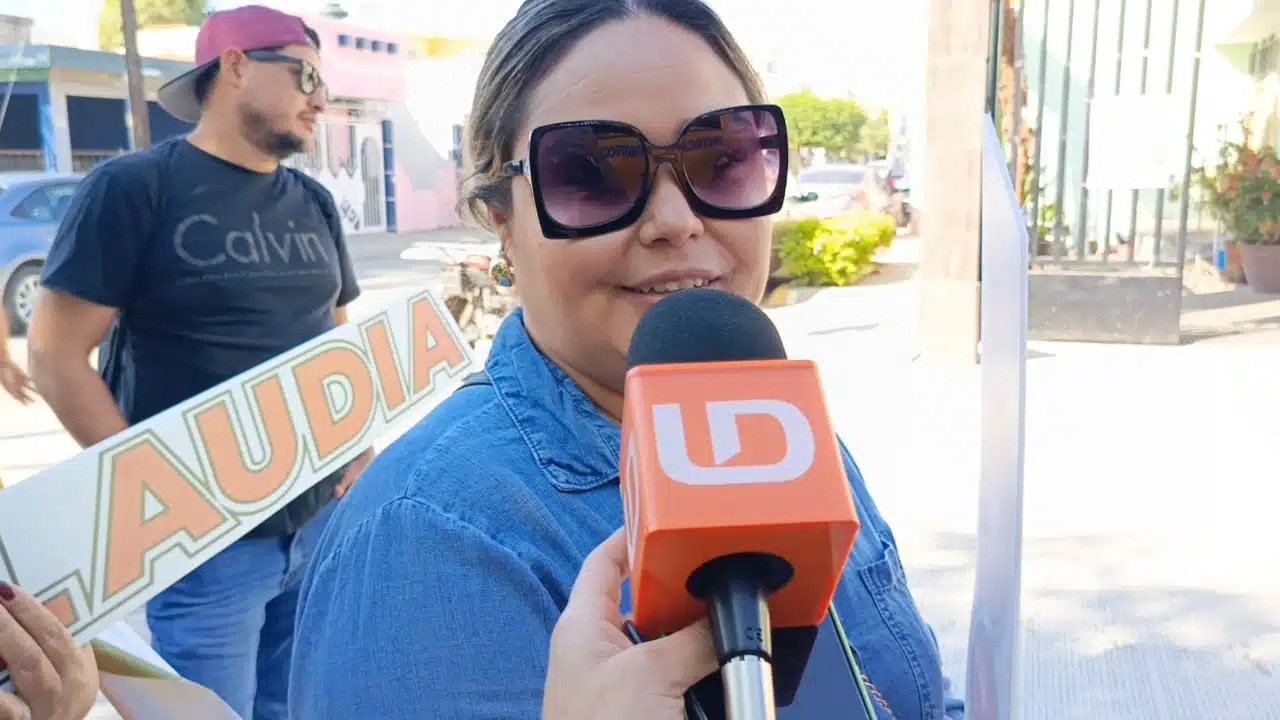 Simpatizantes de Claudia Sheinbaum en Mazatlán.