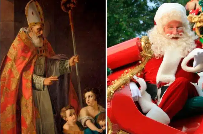 San Nicolás y Papá Noel