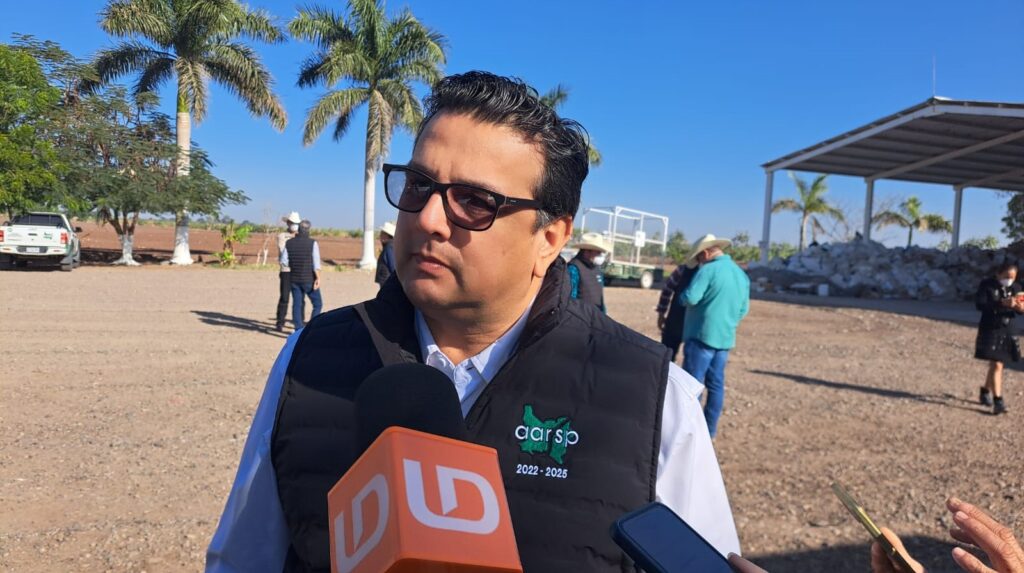 Teodoro López Menchaca, aspirante a la presidencia de la Asociación de Agricultores del Río Sinaloa Poniente (AARSP).