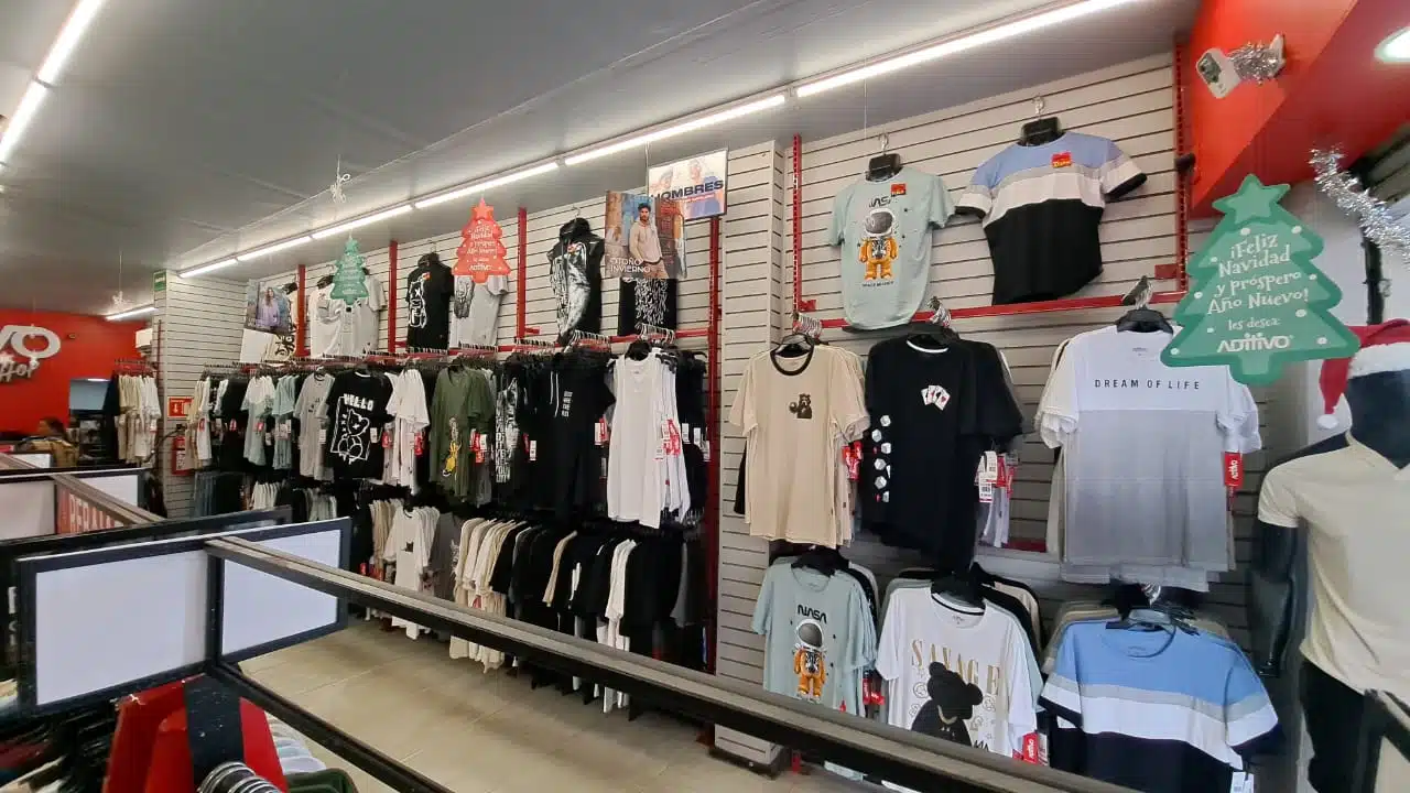 Tienda de ropa en Mazatlán.