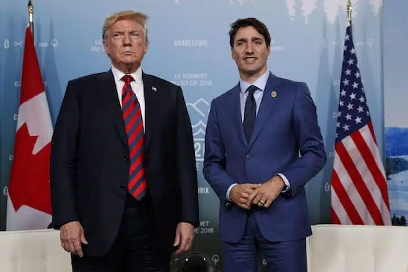 Trump sugiere a Trudeau que Canadá podría unirse a EU como el estado 51