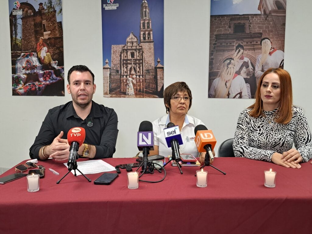 Conferencia de prensa de la Dirección de Turismo y Desarrollo Económico de Cosalá.