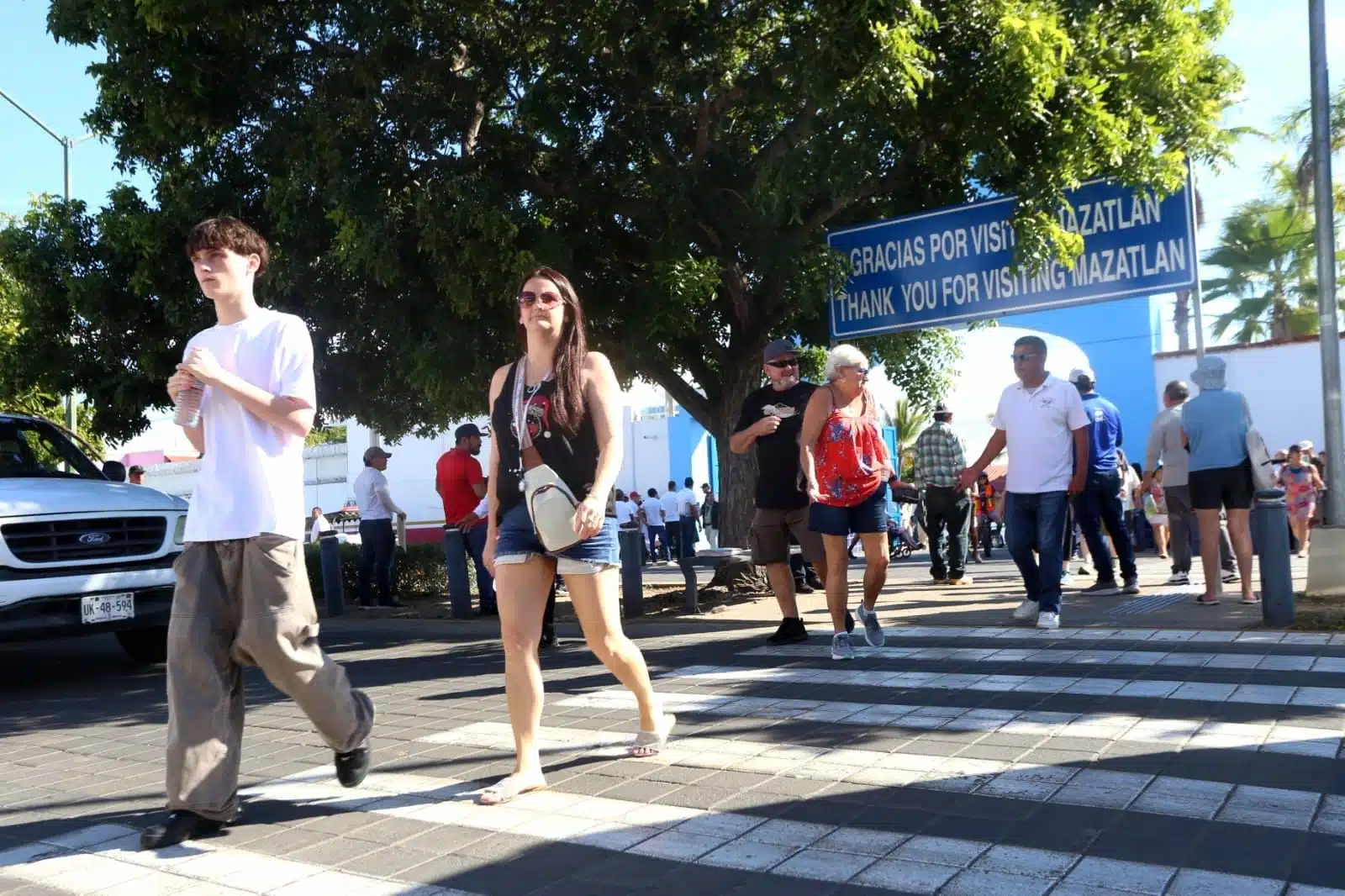 Turistas en Mazatlán