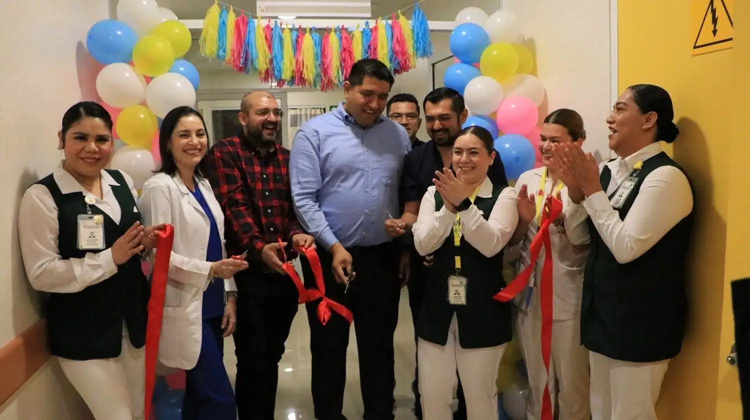 Inauguración de la Unidad de Hemodiálisis en el Hospital Pediátrico de Sinaloa.