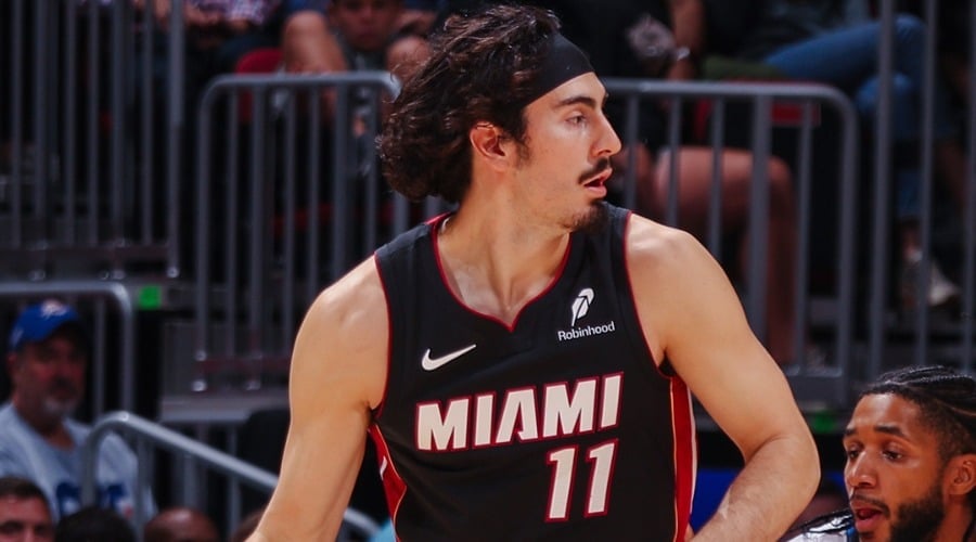 Jaime Jaquez Jr. con Miami Heat