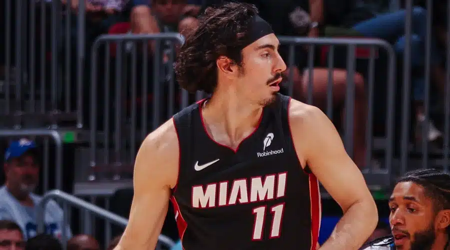 Jaime Jaquez Jr. con Miami Heat