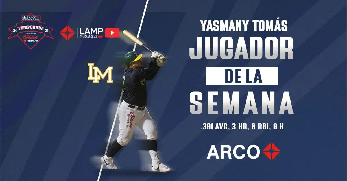 Yasmany Tomás Bacallao-Jugador de la Semana-LMP