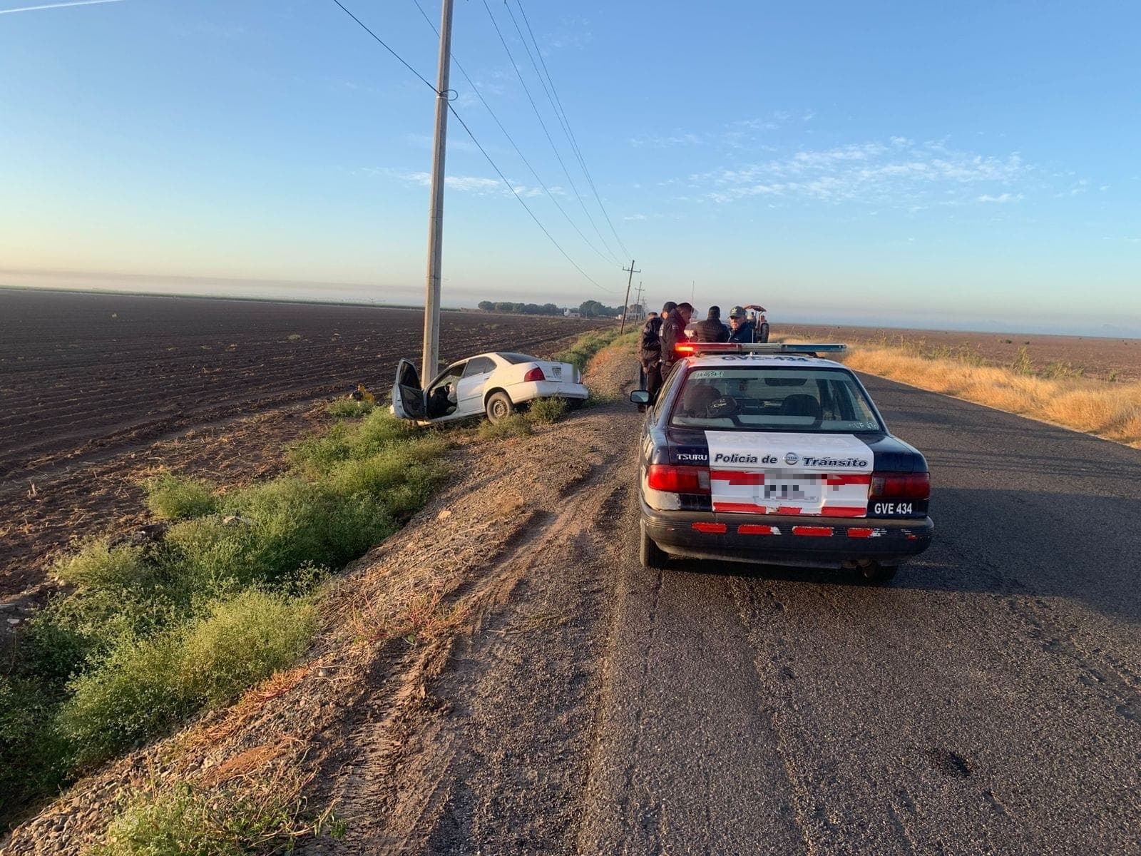 Accidente en Guasave