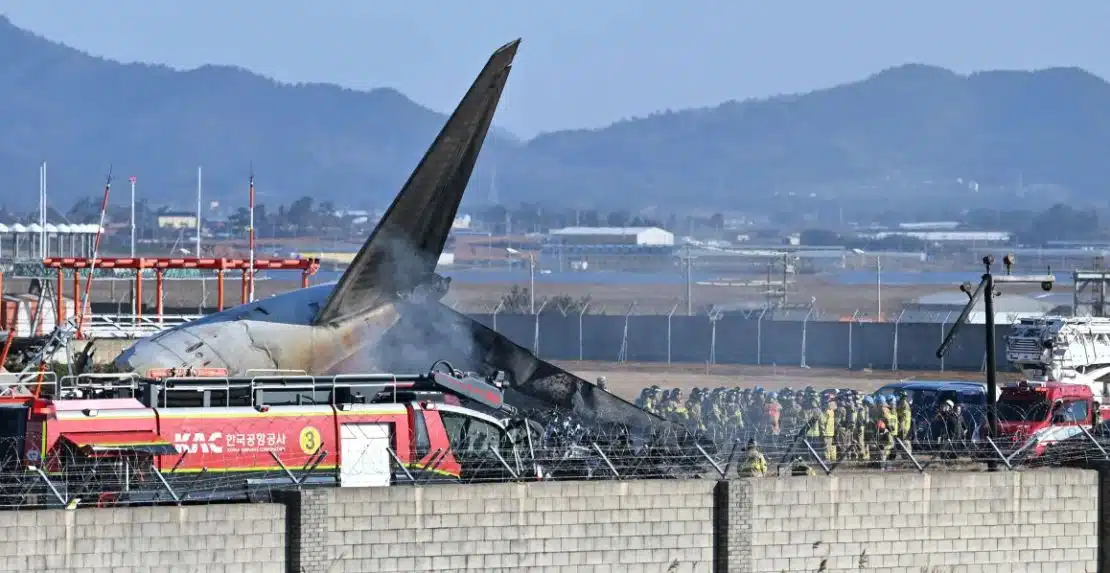 Corea del Sur accidente aéreo